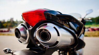 Fonctionnement échappement moto