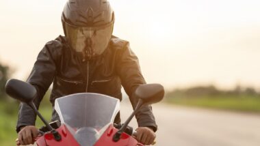 Entretien casque moto