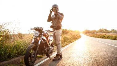 Contrôle technique motards en colère
