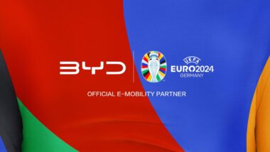Byd devient le partenaire exclusif de l'e-mobilité pour l'UEFA Euro 2024