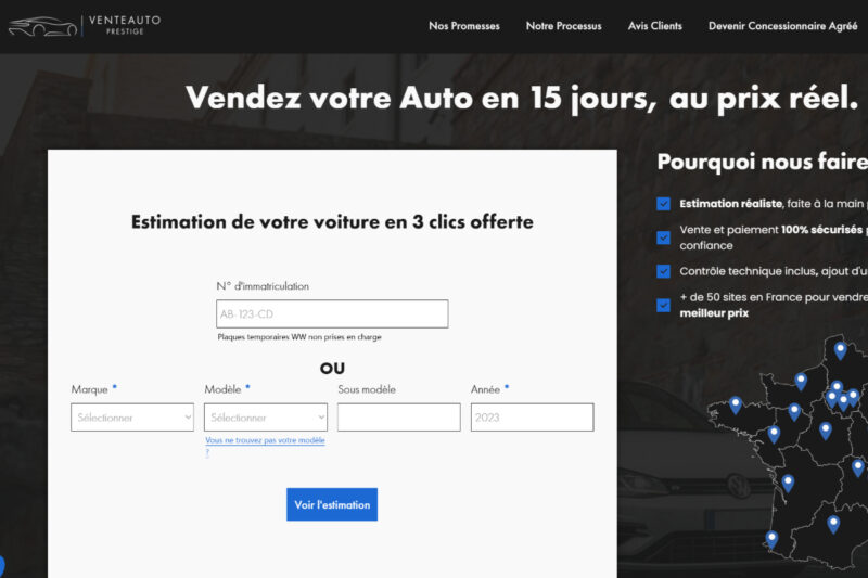 Vente auto prestige avis