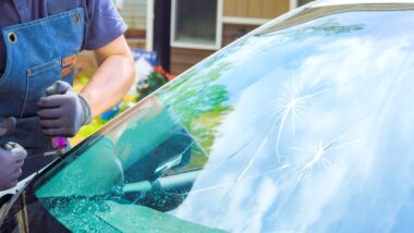 faire un impact sur pare brise